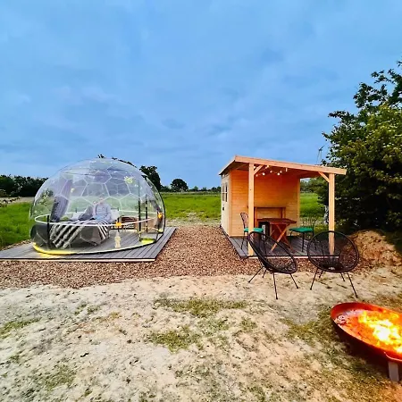 Schlafen Unter Den Sternen Am See - Beheiztes Bubble Tent Вадерсло Экстерьер фото
