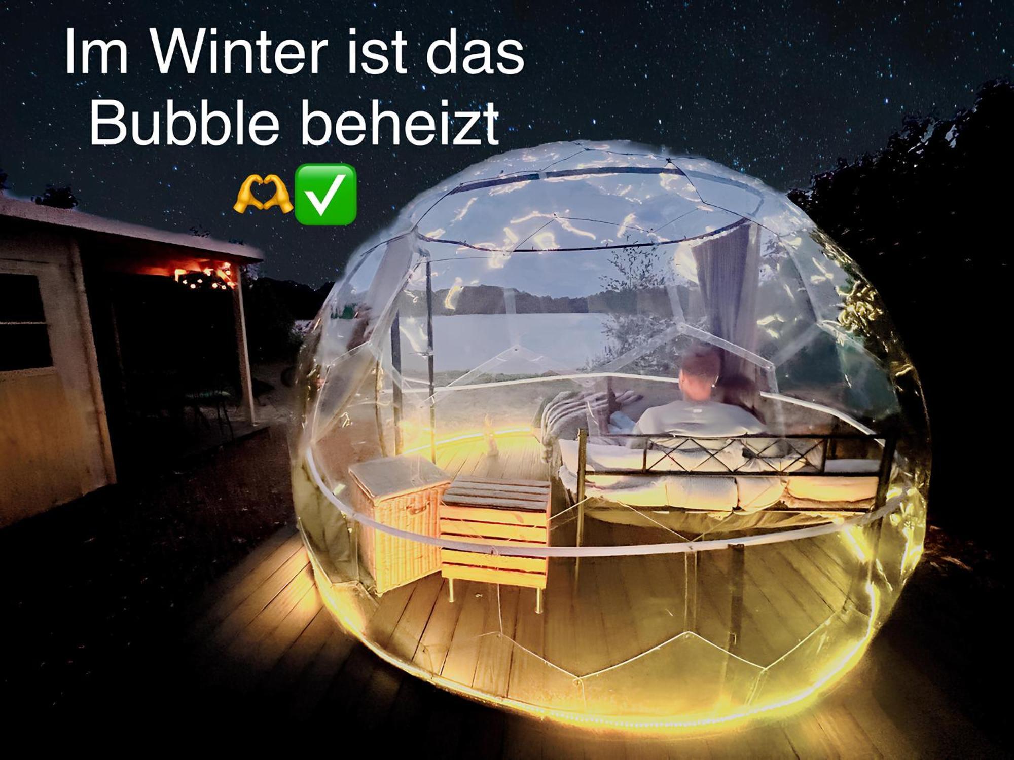 Schlafen Unter Den Sternen Am - Beheiztes Bubble Tent *